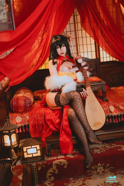 Coser@贞子蜜桃 – 大凤旗袍 | Coser@Sadako Peach – Big Phoenix Qipao